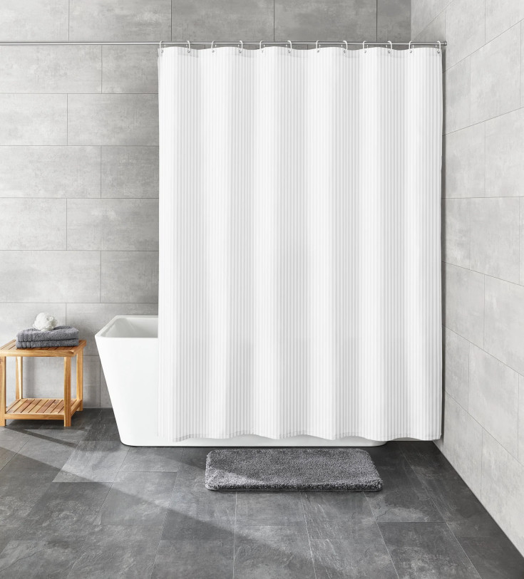 Kleine Wolke Sanna dusjforheng, 120x200 cm, hvit