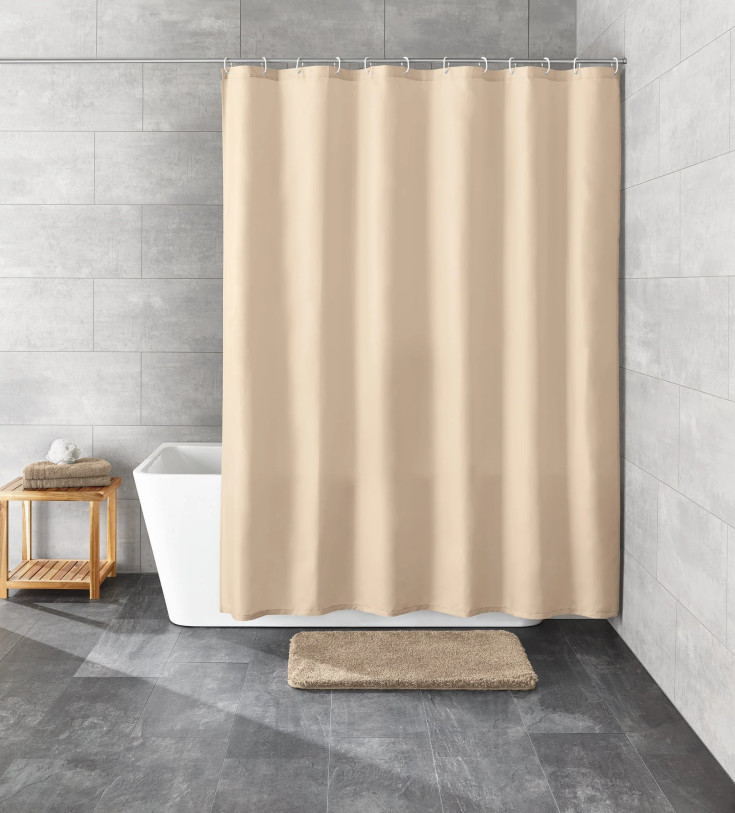 Kleine Wolke Rica duschdraperi, 180x200 cm, beige