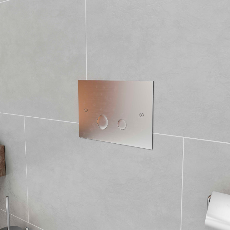 Lavabo Luna betjeningsplade, krom