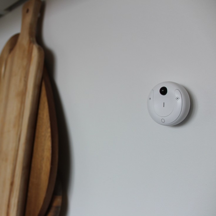 Loevschall Cue fjernbetjening med sensor, SingleWhite, hvid