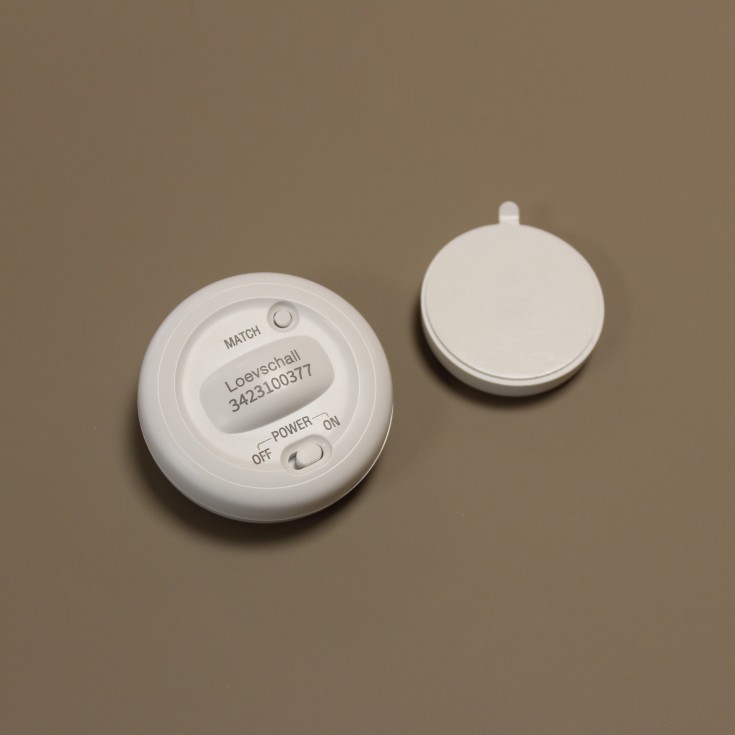 Loevschall Cue fjärrkontroll med sensor, MultiWhite, vit