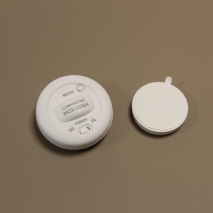 Loevschall Cue fjernbetjening med sensor, SingleWhite, hvid