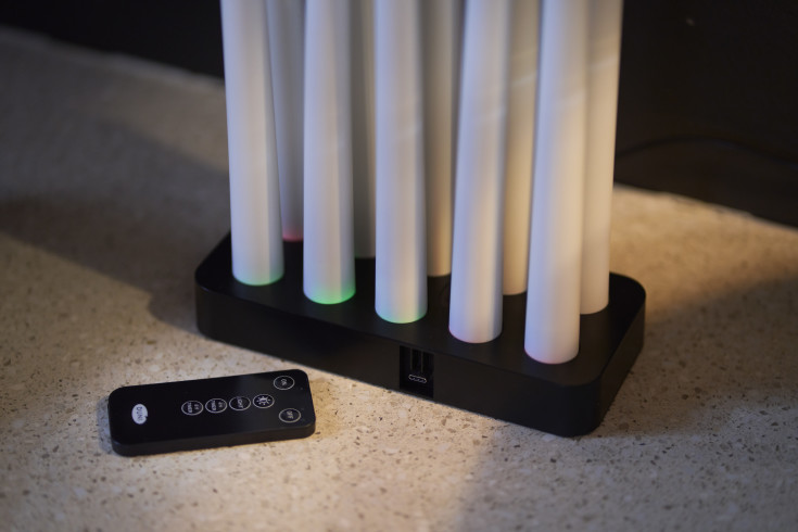 Duni genopladelige LED kronelys, 10 stk.