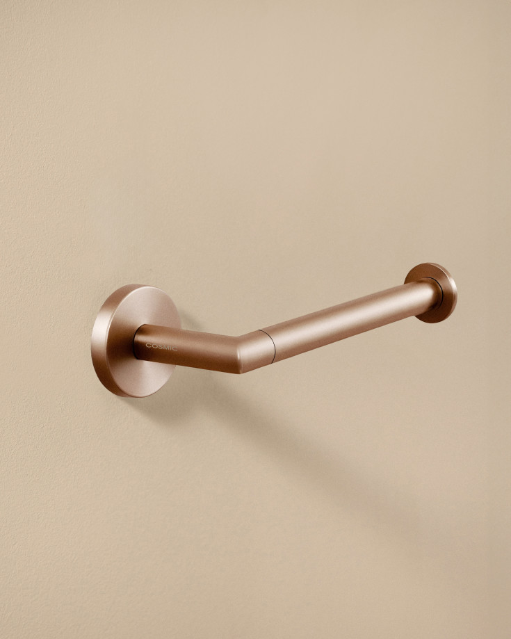 Cosmic Start toiletrulleholder, mat kobber