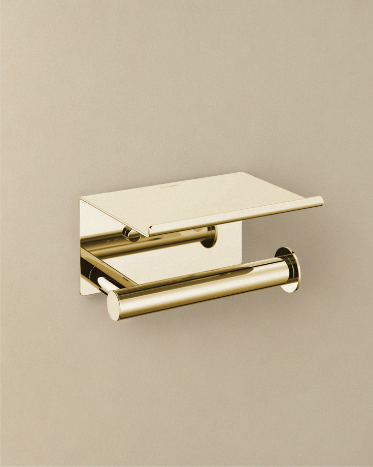 Cosmic Architect S+ toiletrulleholder, guld