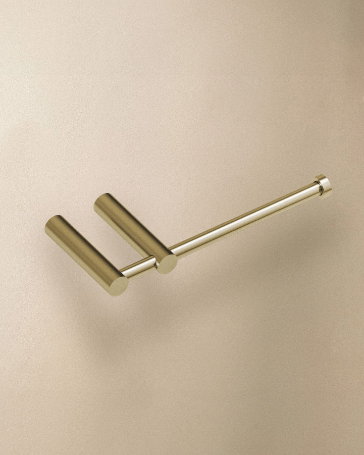 Cosmic Logic toiletrulleholder, børstet guld