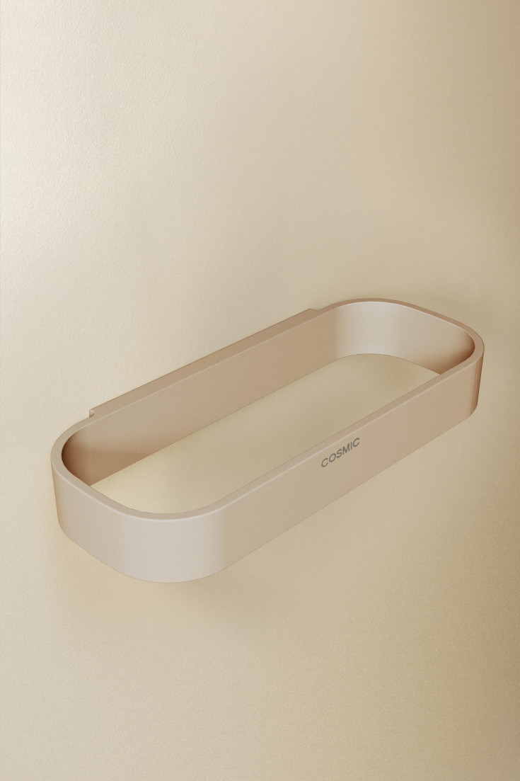 Cosmic Alife håndklædestang. 23,7 cm, beige