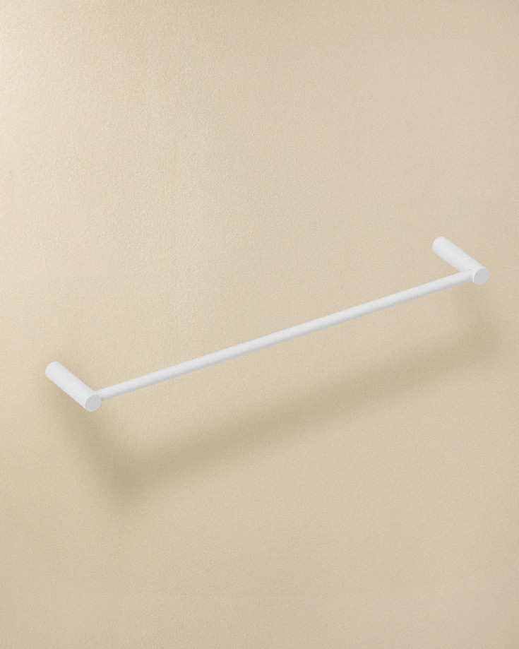 Cosmic Logic håndklædestang, 39,5 cm, mat hvid