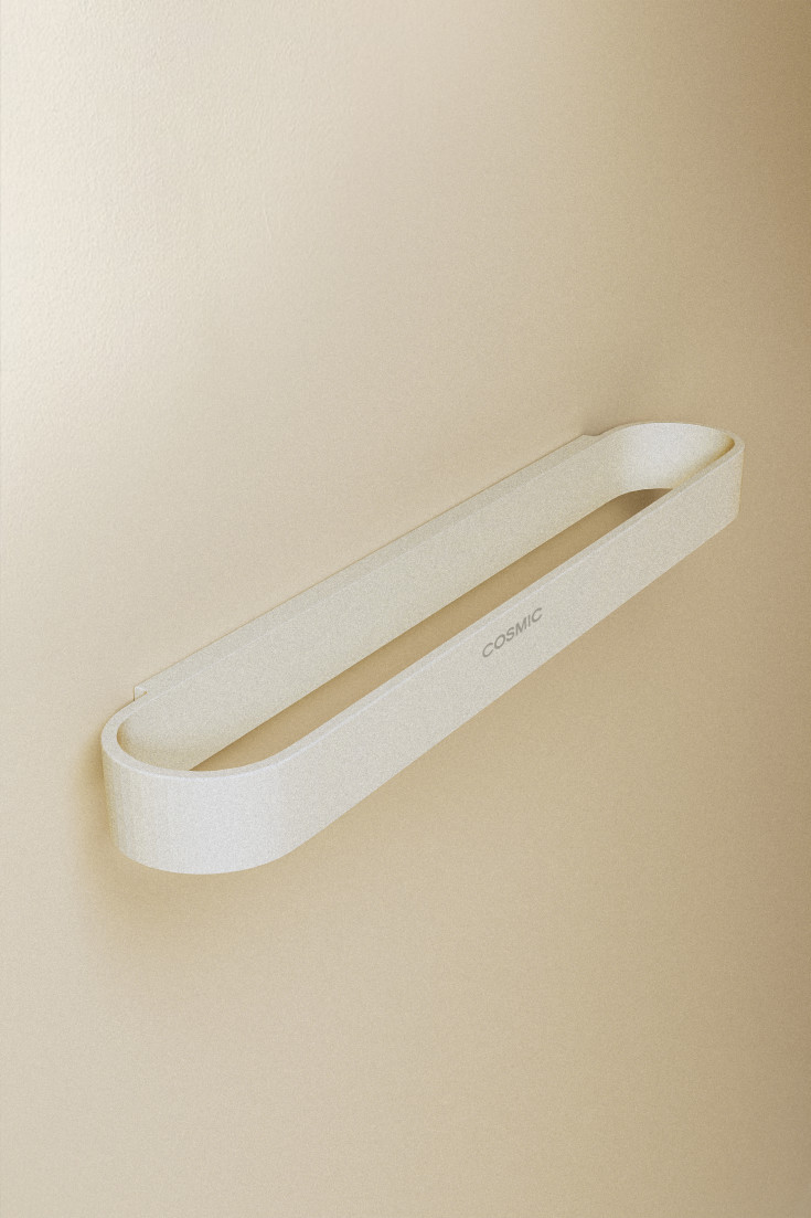Cosmic Alife håndklædestang. 41,1 cm, hvid