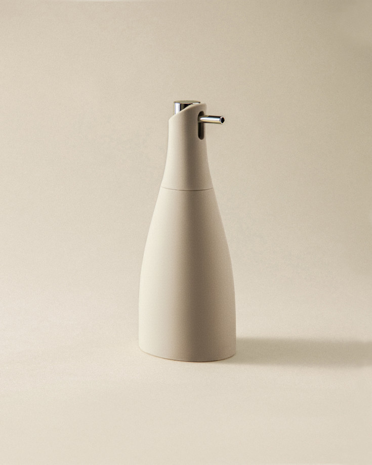 Cosmic Saku sæbedispenser, beige
