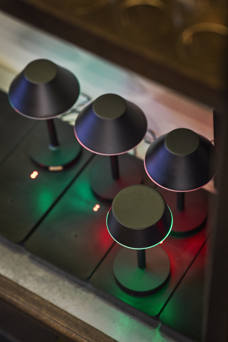 Duni opladestation til Zelda genopladelige bordlamper, 6 stk