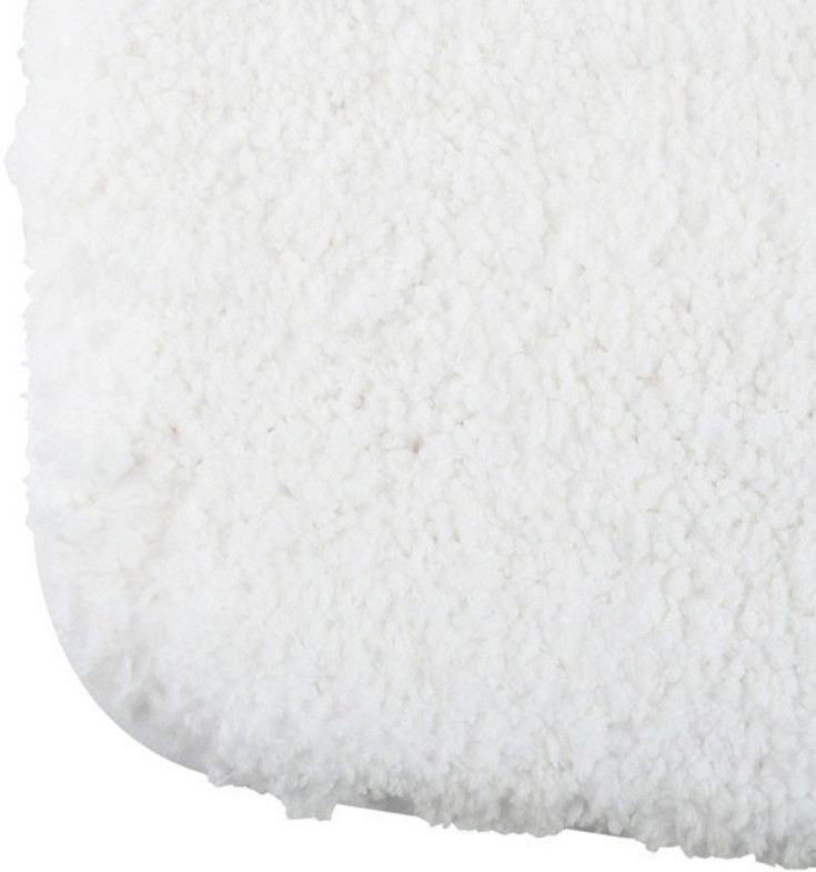 Spirella bademåtte, 50x70 cm, mat hvid