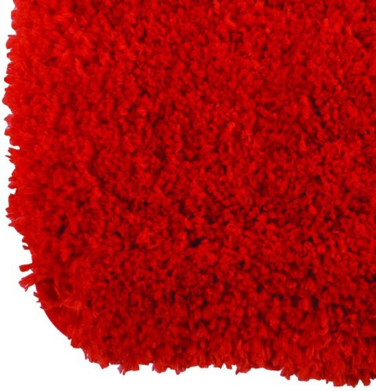 Spirella bademåtte, 50x70 cm, mat rød