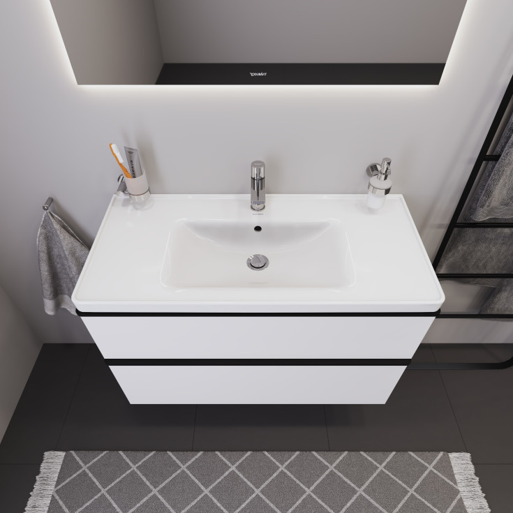 Duravit D-Neo møbelpakke, 100x48 cm, mat hvid