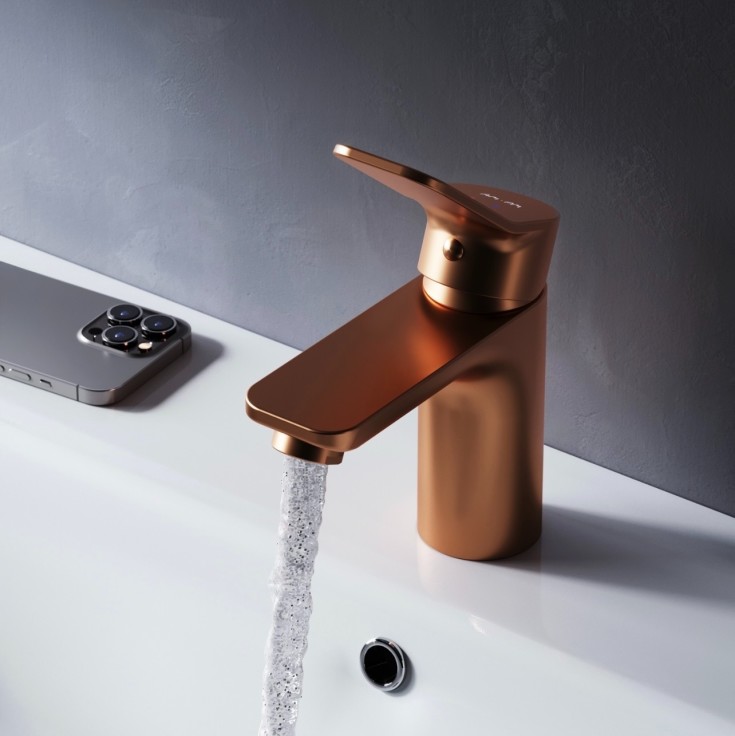 AM.PM X-Joy håndvaskarmatur, rosa guld