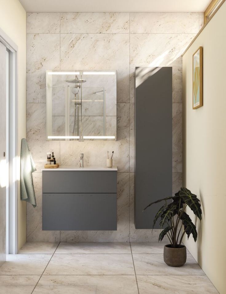 Dansani Luna møbelpakke, 81x45,5 cm, eg