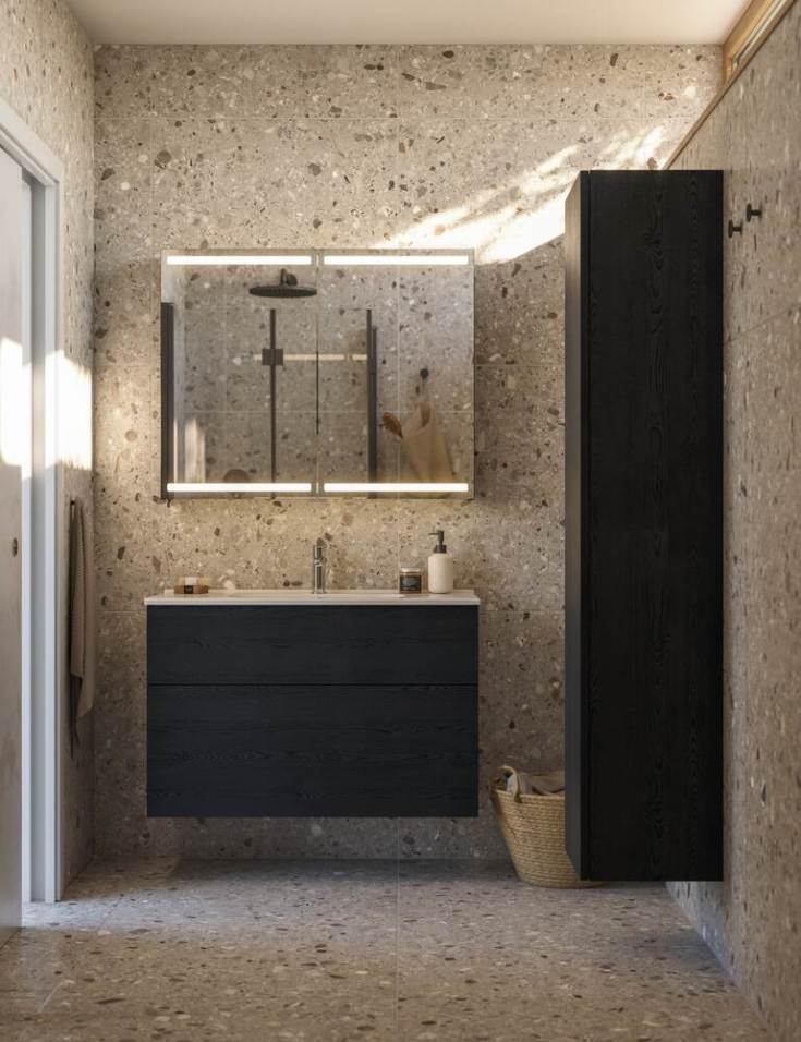 Dansani Luna møbelpakke, 101x45,5 cm, eg