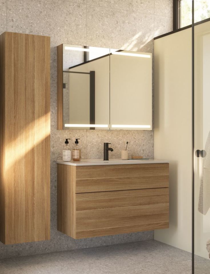 Dansani Luna møbelpakke, 101x45,5 cm, eg