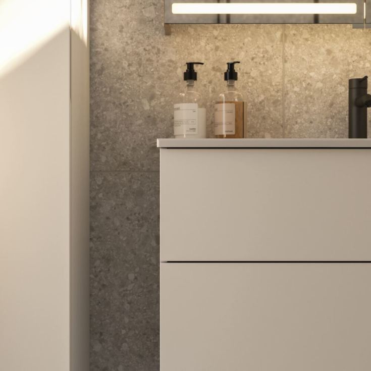 Dansani Luna møbelpakke, 61x45,5 cm, mat hvid