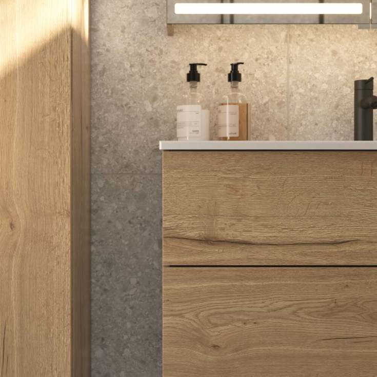 Dansani Luna møbelpakke, 101x45,5 cm, eg