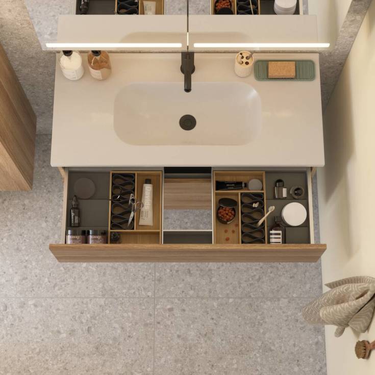 Dansani Luna møbelpakke, 101x45,5 cm, eg