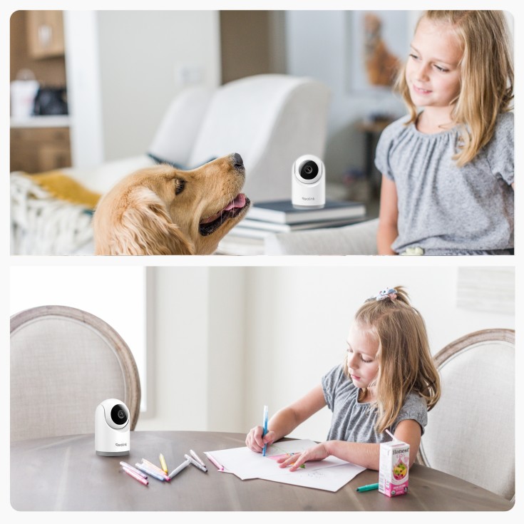 Reolink E321 WiFi innendørskamera, hvit