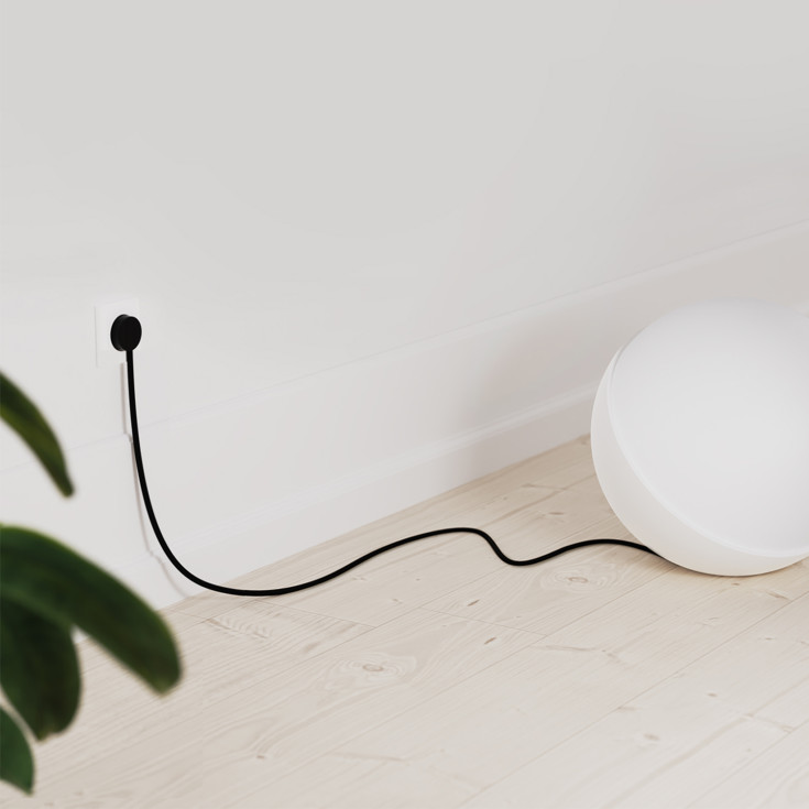 Norm stikprop, uden jord, sort