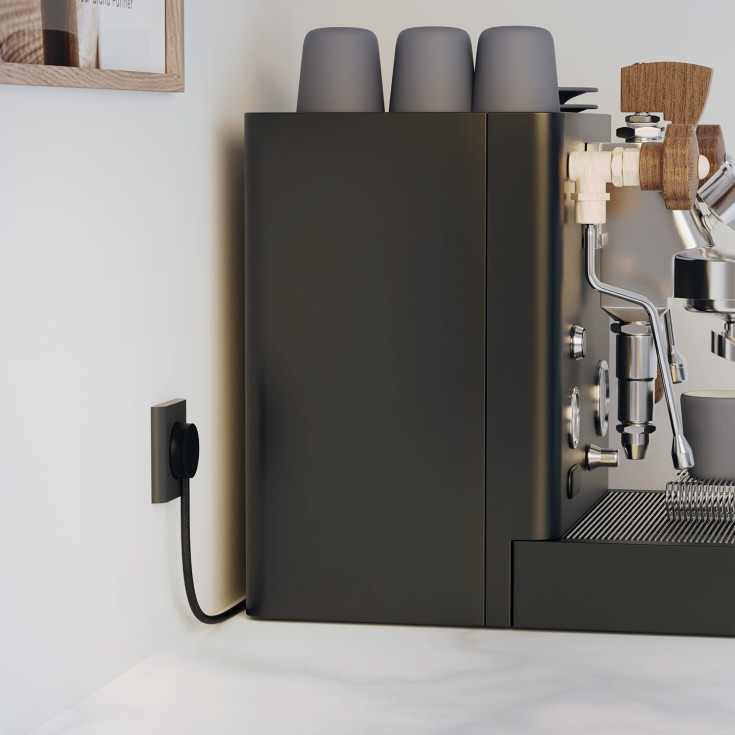 Norm stikprop, uden jord, sort