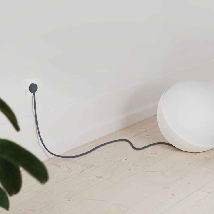 Norm stikprop, uden jord, blå