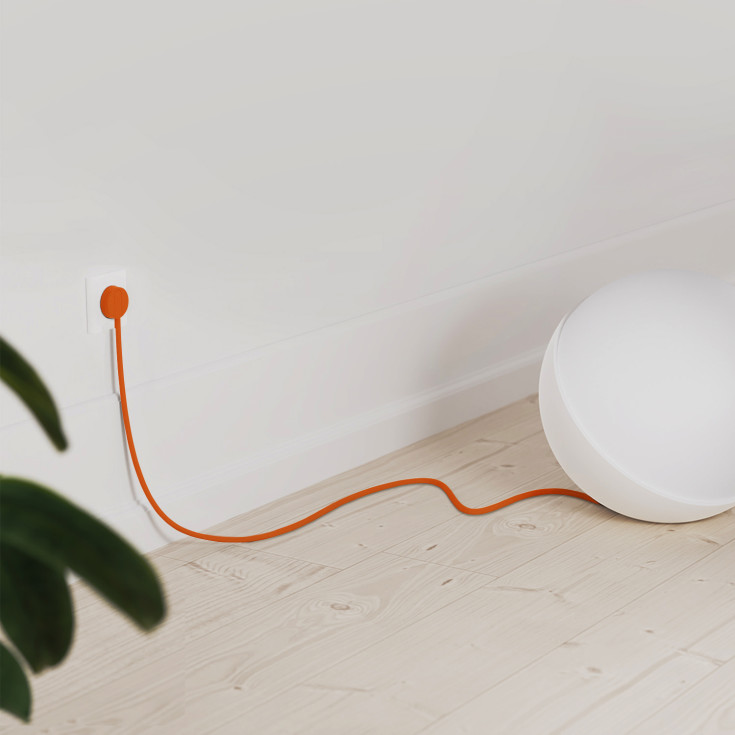 Norm stikprop, uden jord, orange