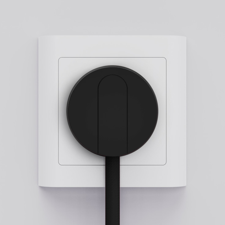 Norm stikprop, med jord, sort