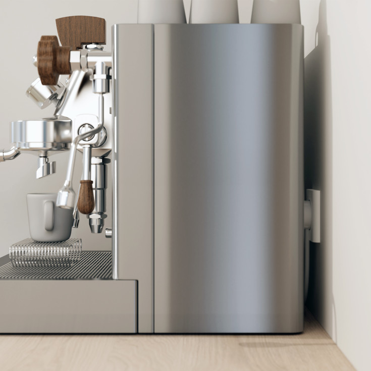 Norm stikprop, med jord, hvid