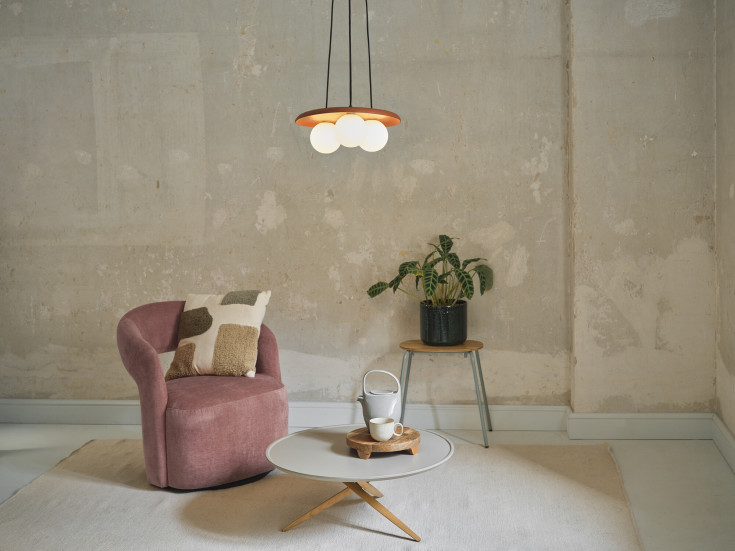 OSRAM DECOR Clay Nest Pendant 3XG9 brun