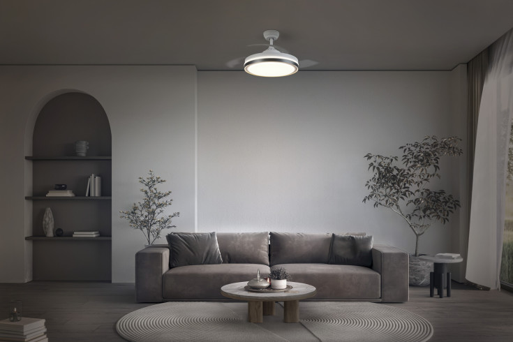 OSRAM Ceiling Fan retracable 1070 66W hvid