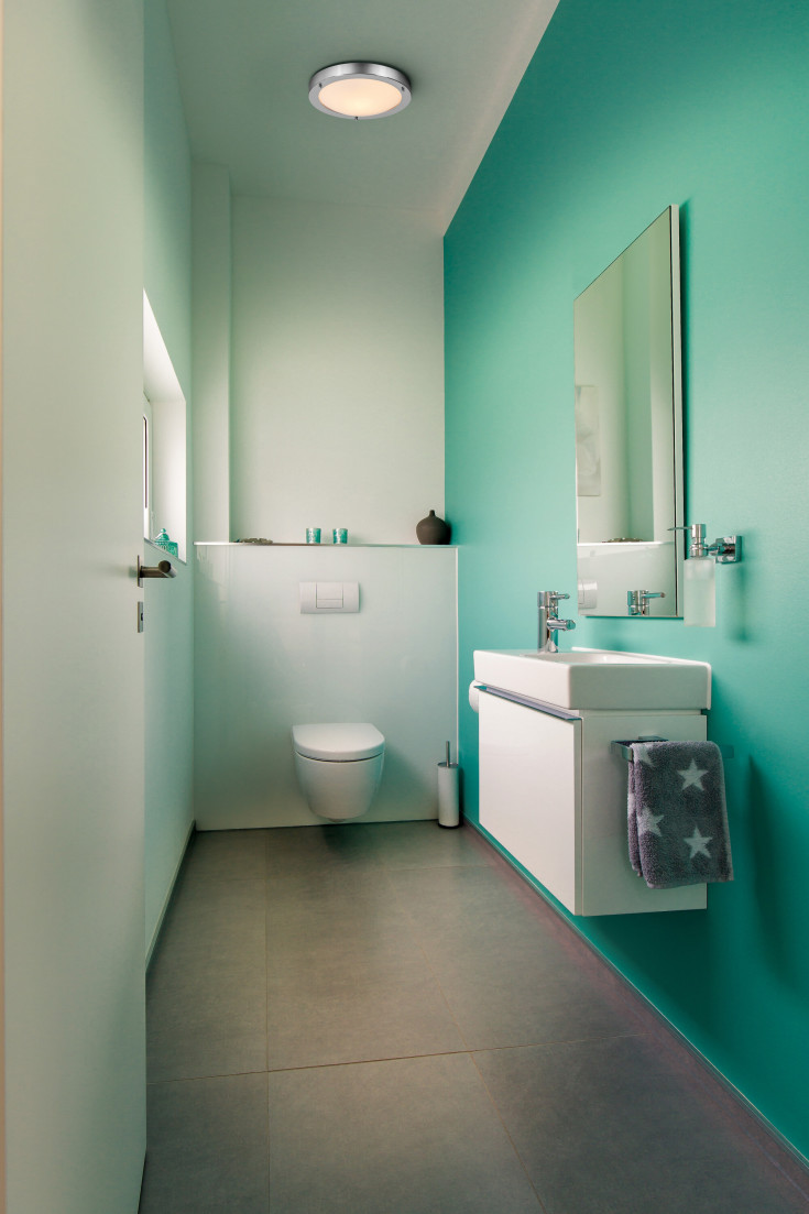 OSRAM Bathroom Classic Round Ceiling E27 IP44 280mm krom