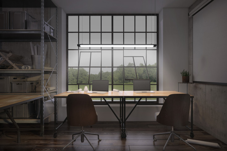 Osram Office Slab langbordspendel, sort