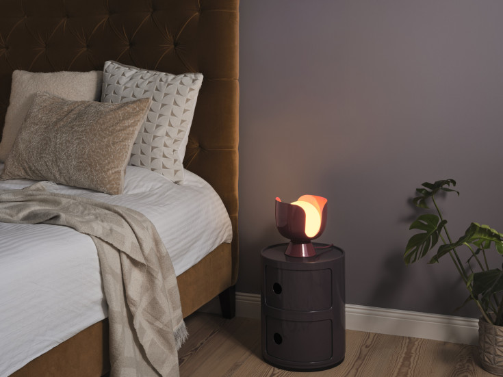 OSRAM DECOR Corolle Table Chalice E14 rød