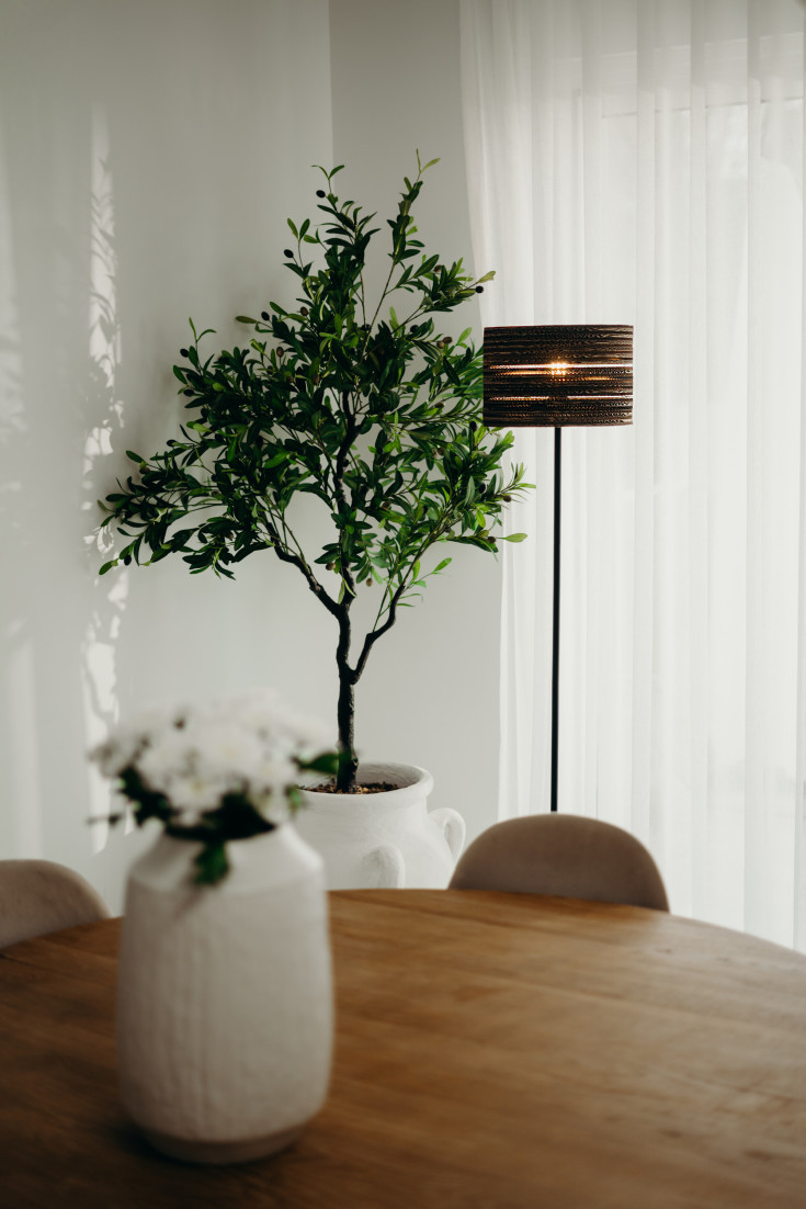 OSRAM DECOR Cardboard Cylinder Floor 1XE27 brun