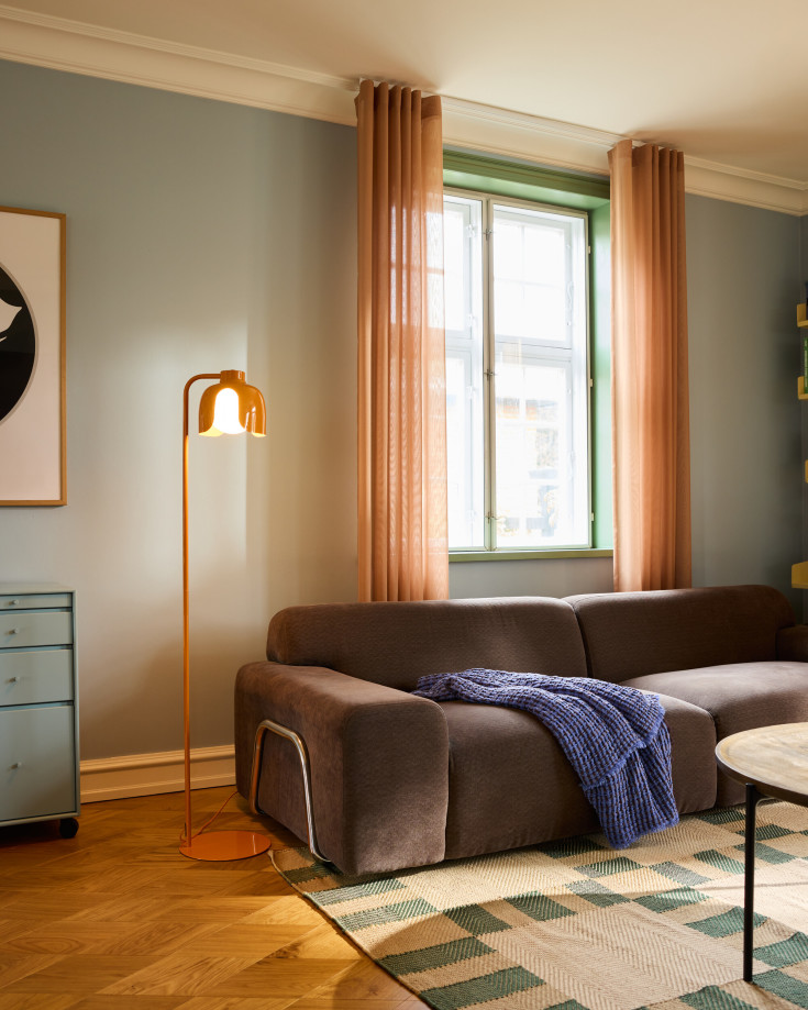 OSRAM DECOR Corolle Floor E27 orange