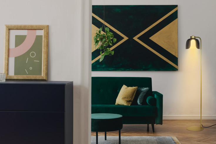 OSRAM DECOR Corolle Floor E27 sort