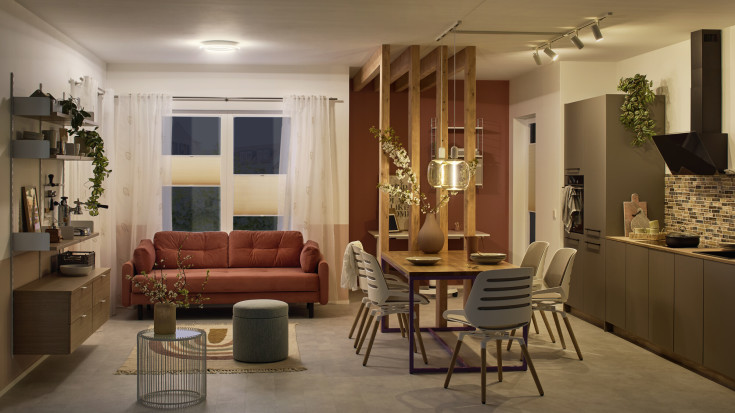 Osram Tracklight 1F strømskinne, 1 meter, hvid