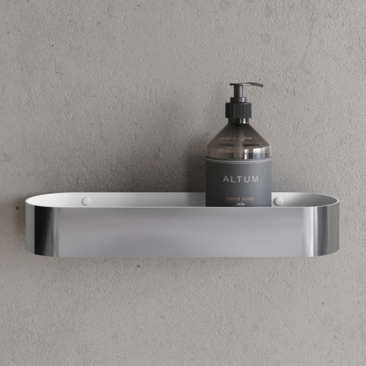 Copenhagen Bath CB 100 hylle, 40 cm, rustfritt stål