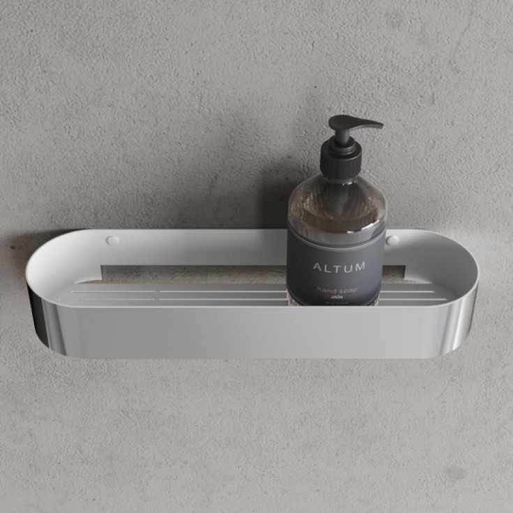 Copenhagen Bath CB 100 hylle, 40 cm, rustfritt stål