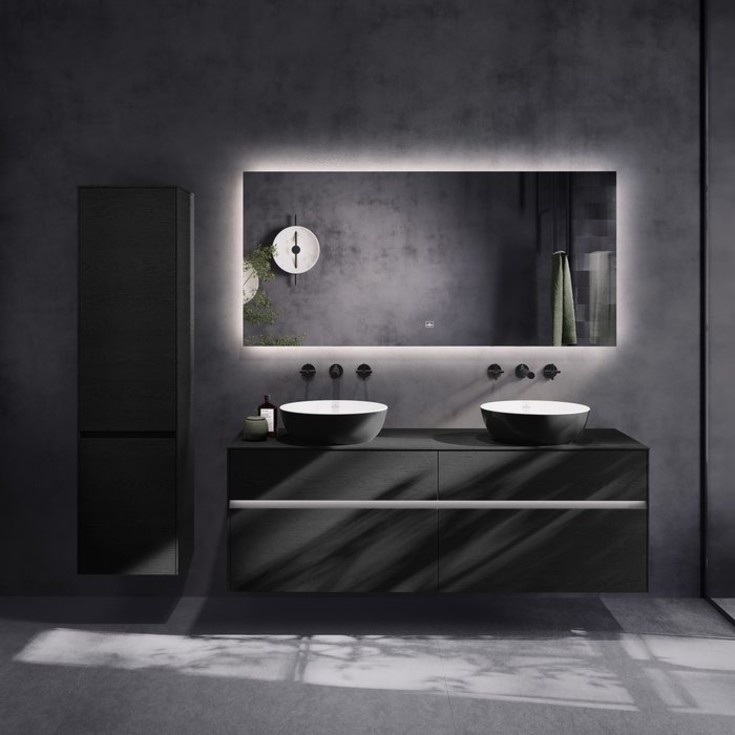 Villeroy & Boch Artis håndvask, Ø43 cm, sort