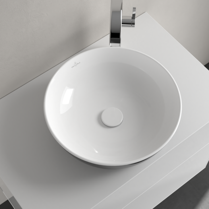Villeroy & Boch Artis tvättställ, Ø43 cm, svart