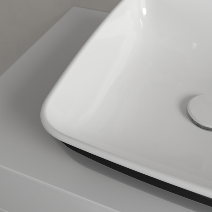 Villeroy & Boch Artis håndvask, 41x41 cm, sort