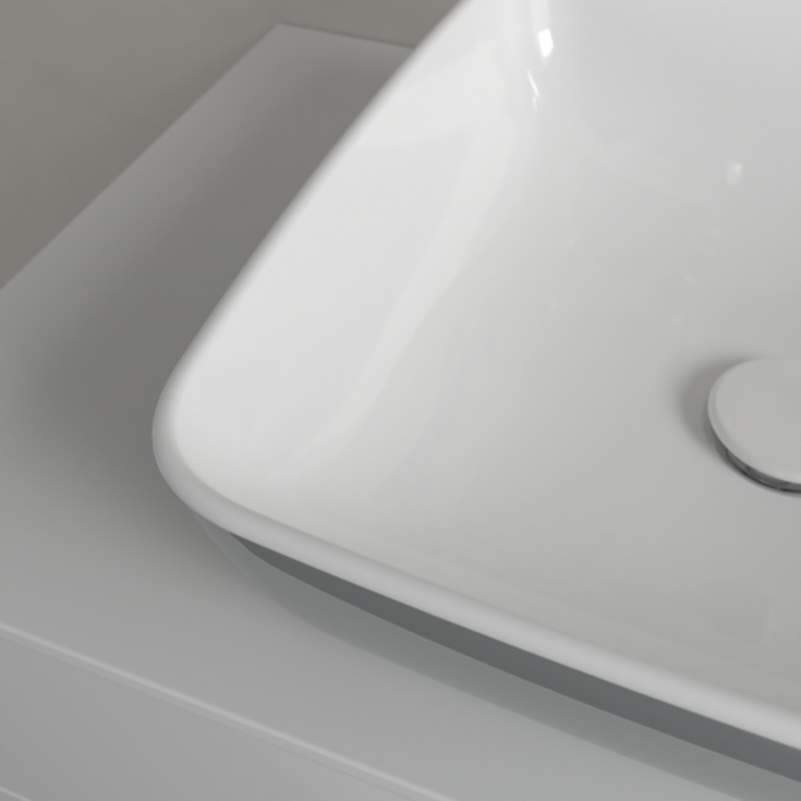 Villeroy & Boch Artis håndvask, 41x41 cm, grå