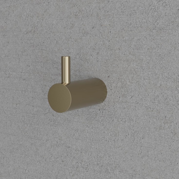 Scandtap Style håndklædekrog, børstet guld
