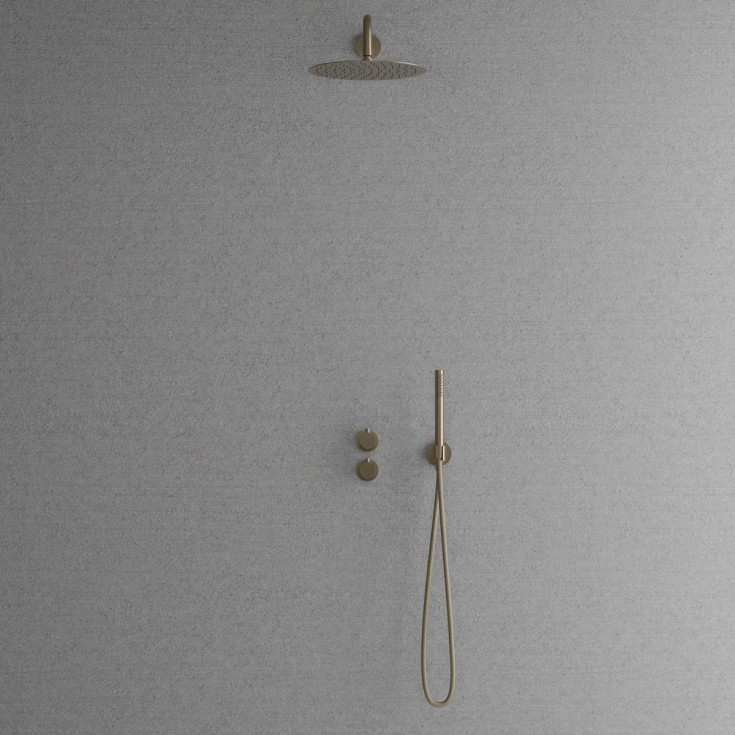 Scandtap Harmonized 2 brusesæt, børstet guld