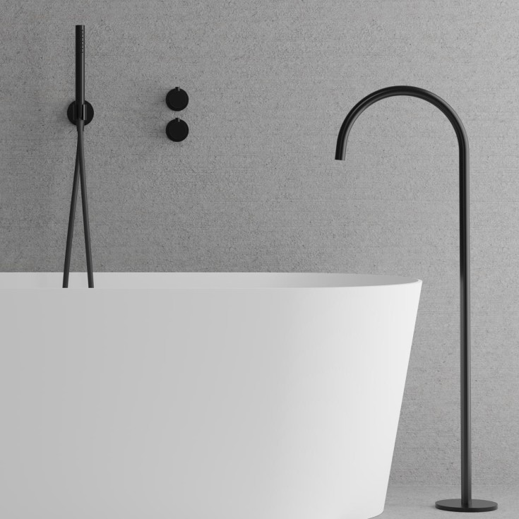 Scandtap Harmonized Bliss 4 badekarsarmatur, shadow